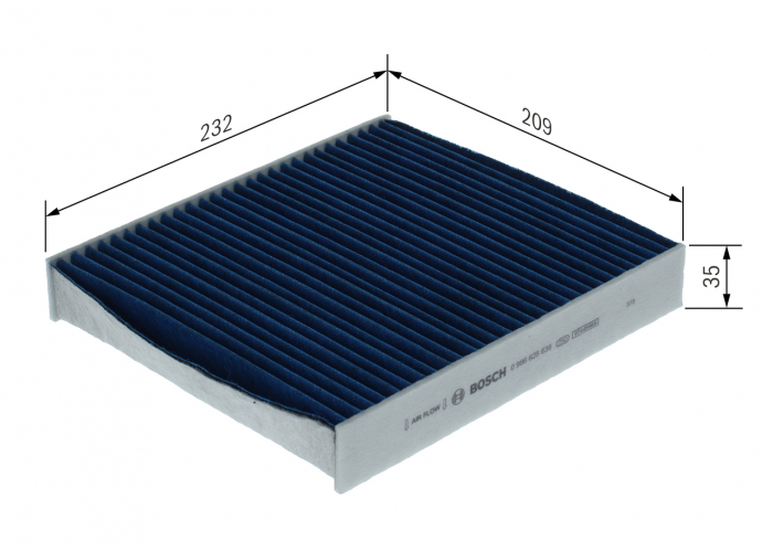 Filtru Habitaclu BOSCH cu polifenol 0986628636 [1]