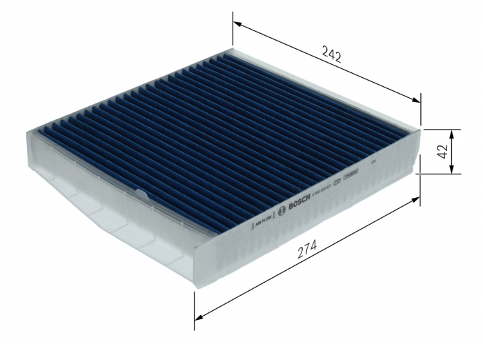 Filtru habitaclu BOSCH cu polifenol 0986628621 [3]