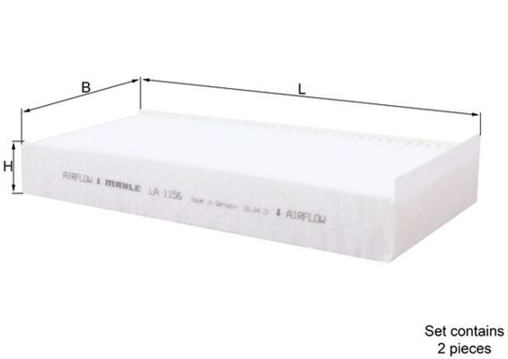 Filtru habitaclu MAHLE LA1156/S [1]