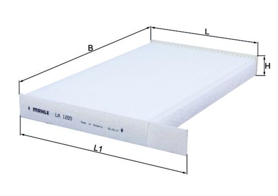 Filtru habitaclu MAHLE LA1205 [2]