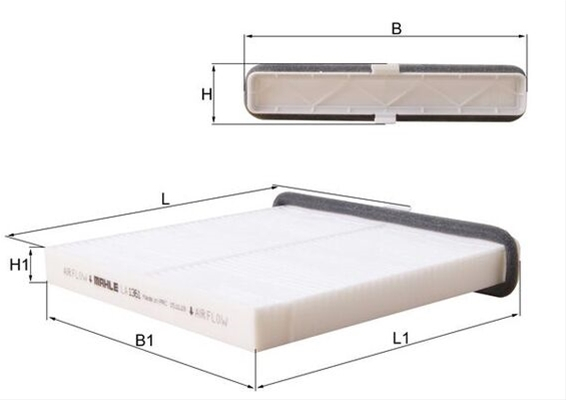 Filtru habitaclu MAHLE LA1361 [1]