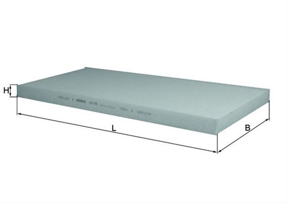 Filtru habitaclu MAHLE LA170 [1]
