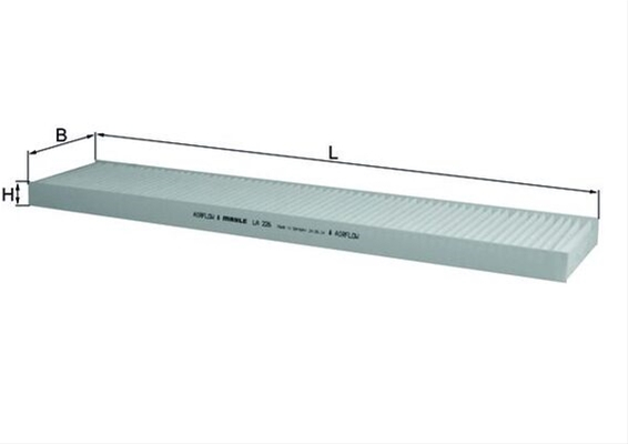 Filtru habitaclu MAHLE LA226 [1]