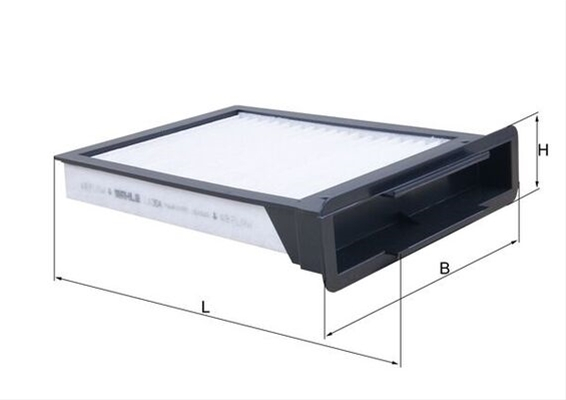 Filtru habitaclu MAHLE LA304 [1]