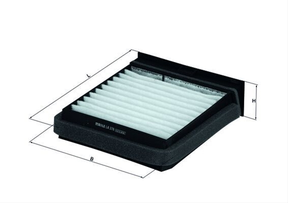 Filtru habitaclu MAHLE LA376 [1]