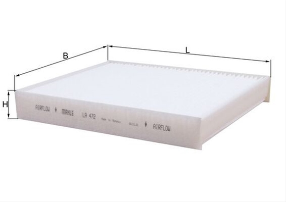 Filtru habitaclu MAHLE LA472 [1]