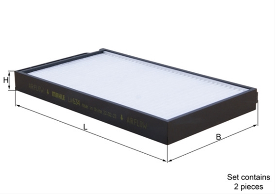 Filtru habitaclu MAHLE LA634/S [1]