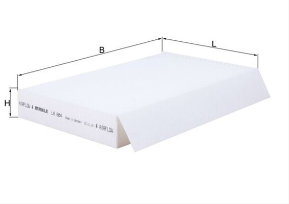 Filtru habitaclu MAHLE LA684 [1]
