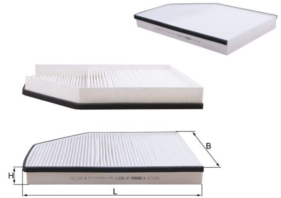 Filtru habitaclu MAHLE LA863/1 [1]