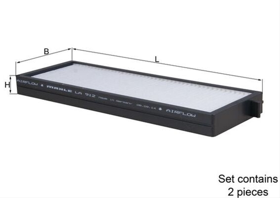 Filtru habitaclu MAHLE LA912/S [1]