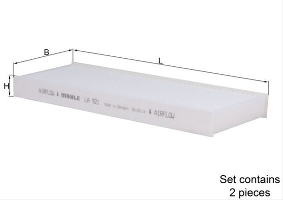 Filtru habitaclu MAHLE LA921/S [1]