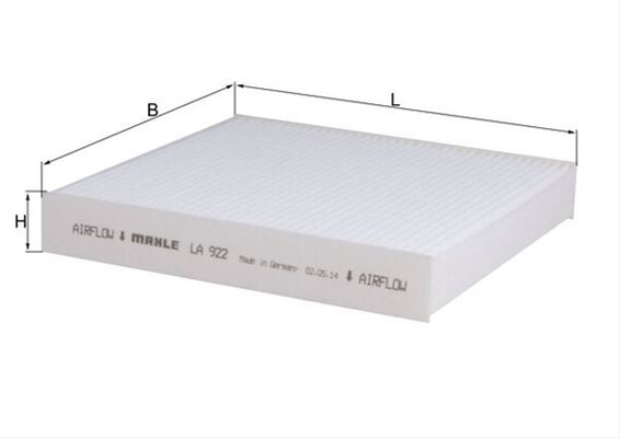 Filtru habitaclu MAHLE LA922 [1]