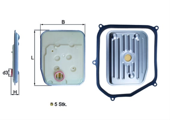 Filtru hidraulic MAHLE HX147KIT [1]