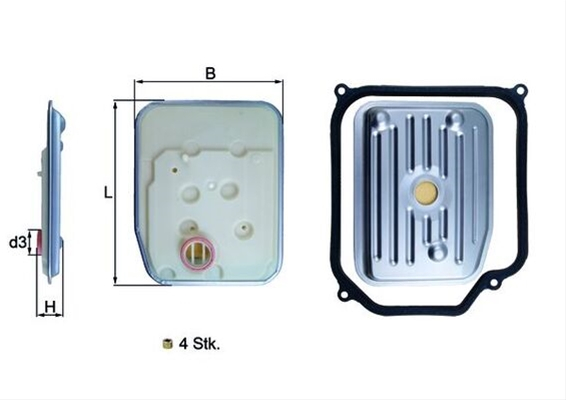 Filtru hidraulic MAHLE HX147KIT1 [1]