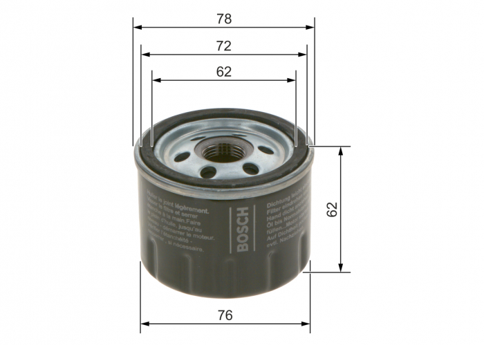 Filtru ulei BOSCH F026407279 [2]