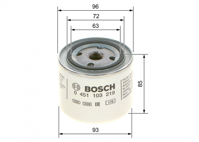 Filtru ulei BOSCH 0451103219 [4]