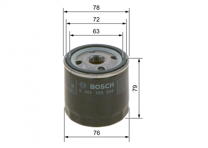 Filtru ulei BOSCH 0451103354 [4]