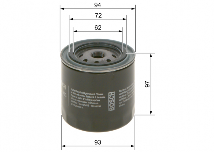 Filtru ulei BOSCH 0986452003 [1]