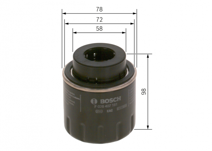 Filtru ulei BOSCH F026407181 [3]