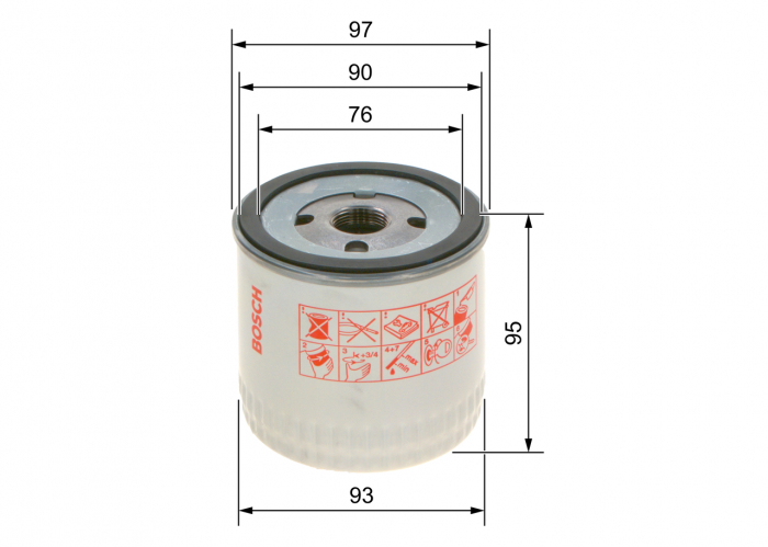 Filtru ulei BOSCH 0451103252 [1]