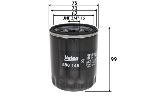 Filtru ulei VALEO 586145 [2]