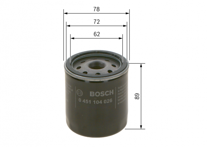 Filtru ulei BOSCH 0451104026 [5]