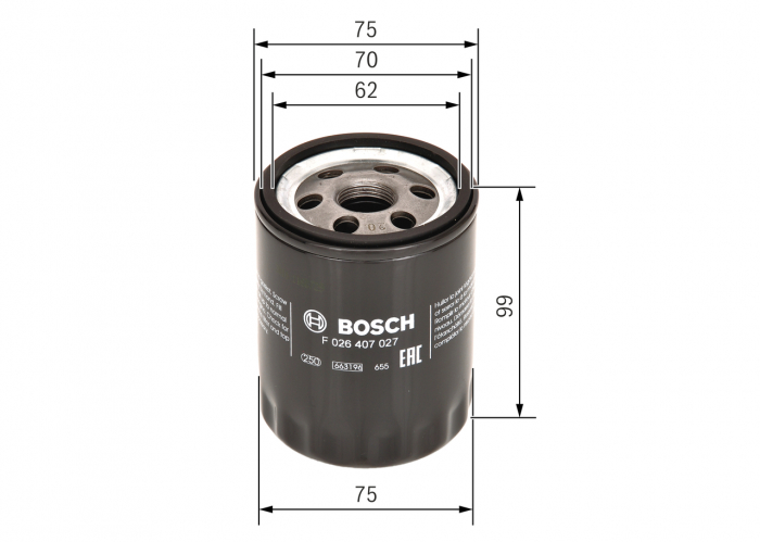 Filtru ulei BOSCH F026407027 [5]