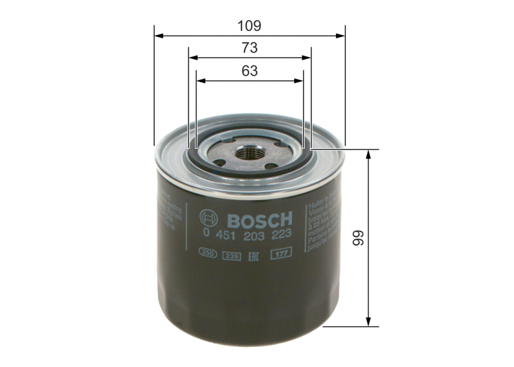 Filtru ulei BOSCH 0451203223 [3]