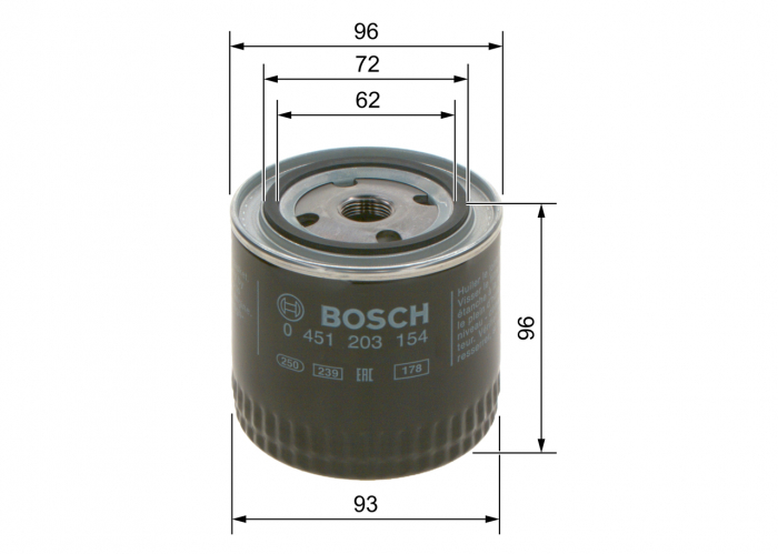 Filtru Ulei BOSCH 0451203154 [2]