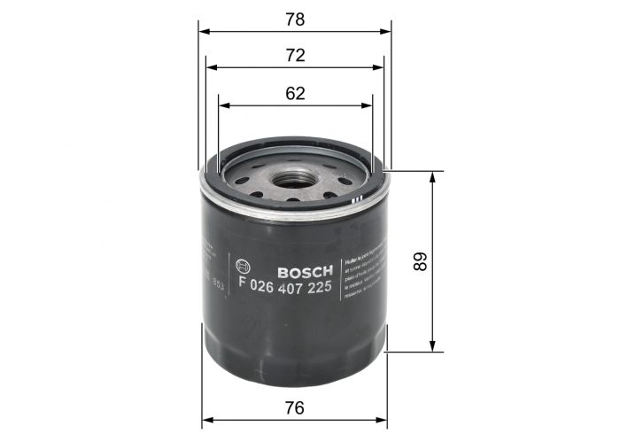 Filtru ulei BOSCH F026407225 [4]