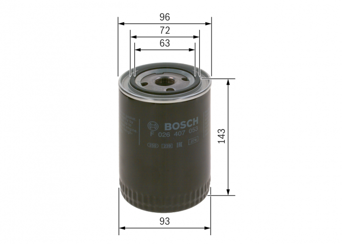 Filtru ulei BOSCH F026407053 [5]