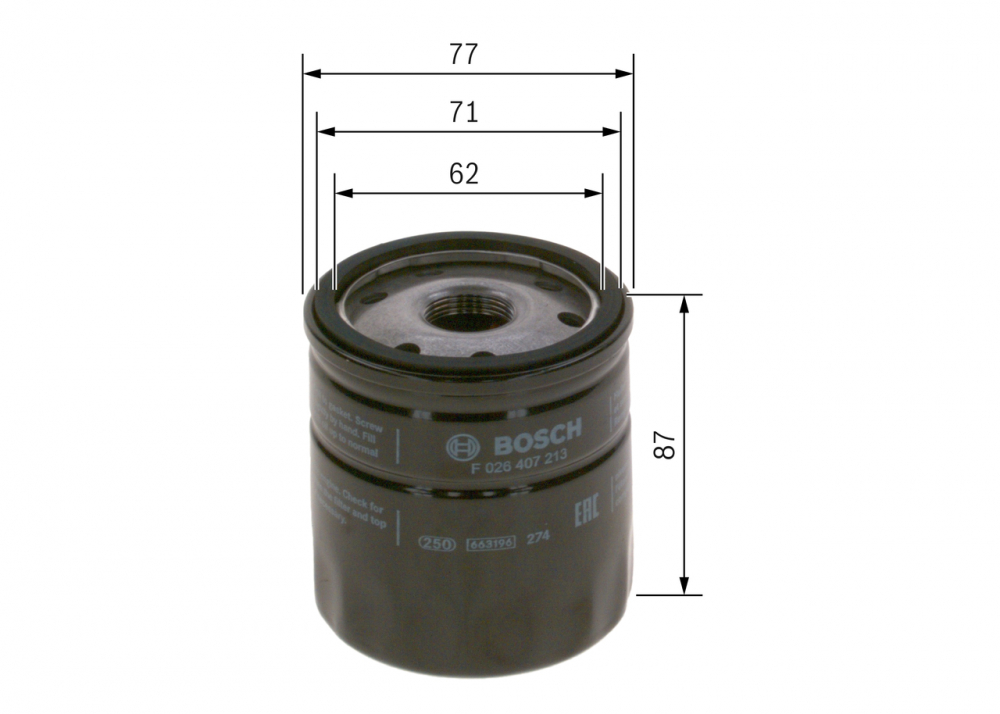 Filtru ulei BOSCH F026407213 [2]