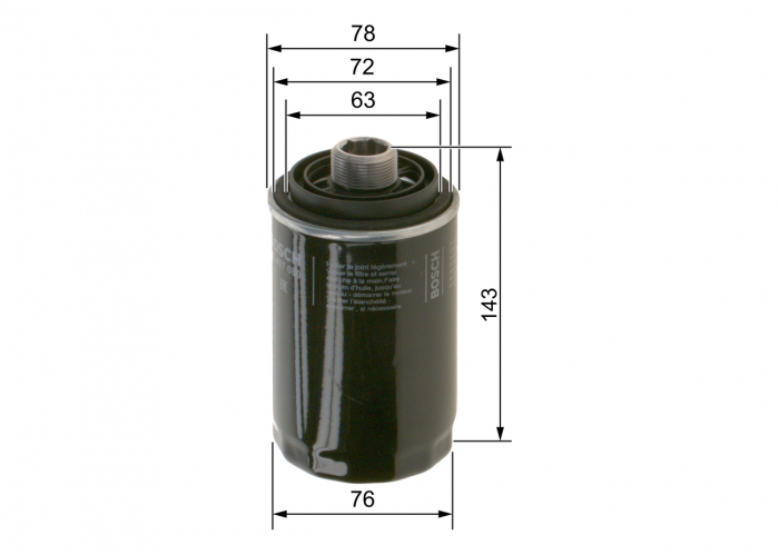 Filtru Ulei BOSCH F026407080 [1]