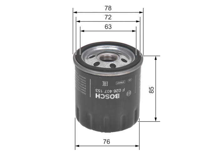 Filtru Ulei BOSCH F026407153 [3]