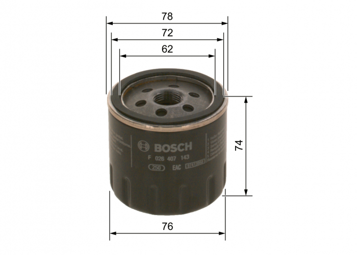 Filtru Ulei BOSCH F026407143 [4]