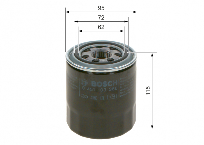 Filtru ulei BOSCH 0451103366 [5]