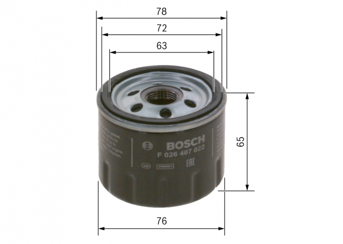 Filtru Ulei BOSCH F026407022 [2]