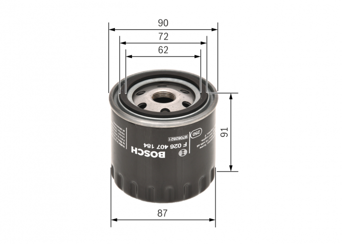 Filtru Ulei BOSCH F026407184 [2]
