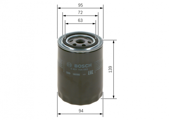 Filtru ulei BOSCH 0451104063 [1]