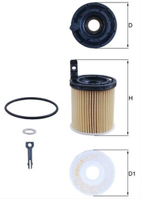 Filtru ulei KNECHT OX1121D [1]