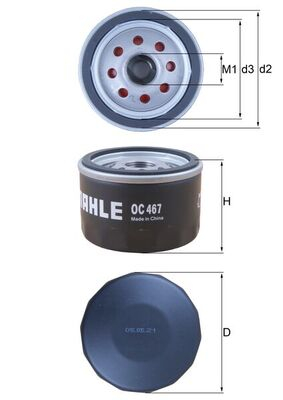 Filtru ulei KNECHT PS OC467 [1]