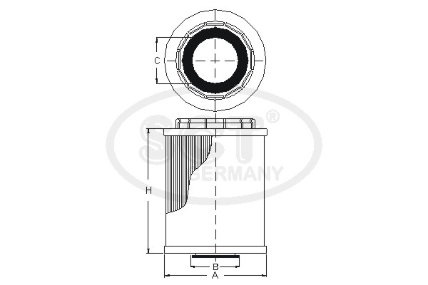 Filtru ulei SCT-MANNOL SH 4041 L [1]