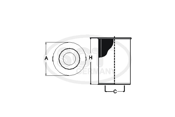 Filtru ulei SCT-MANNOL SH 4043 P [1]