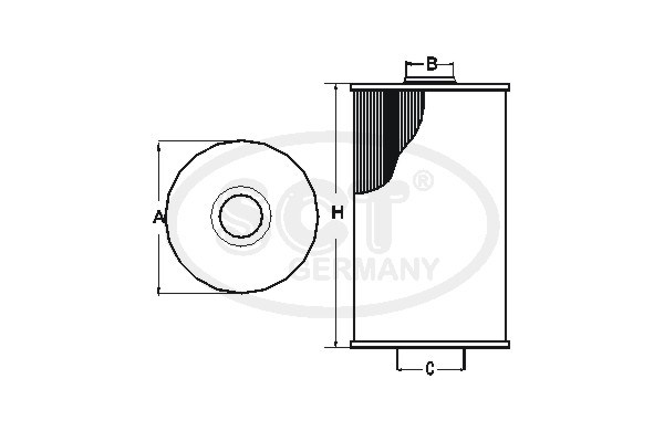 Filtru ulei SCT-MANNOL SH 4053 P [1]