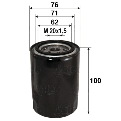 Filtru ulei VALEO 586012 [1]