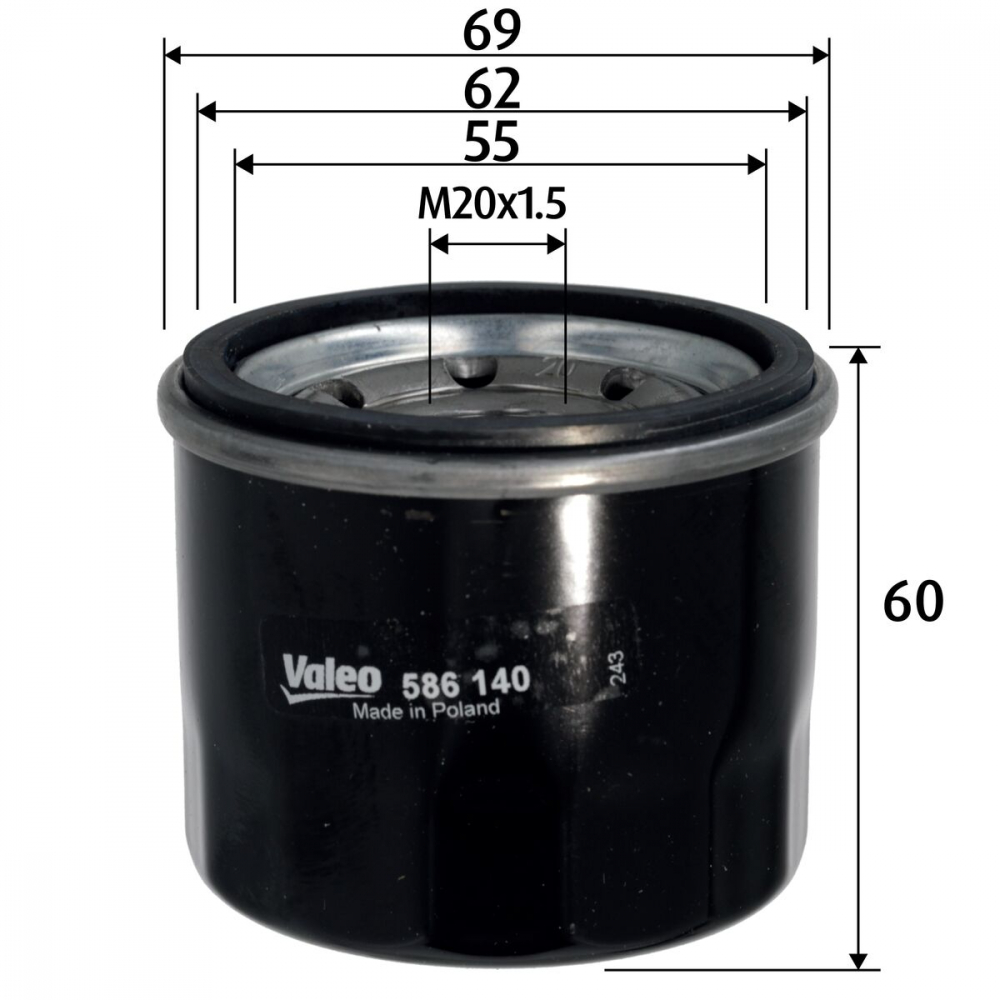Filtru ulei VALEO 586140 [2]