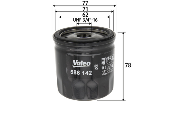 Filtru ulei VALEO 586142 [1]