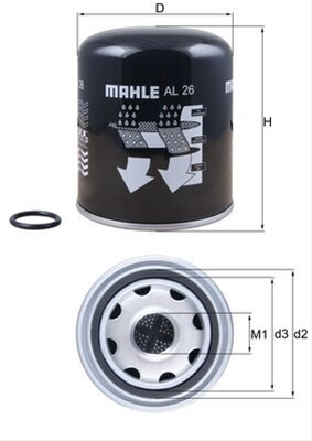 Filtru uscator MAHLE AL26 [1]