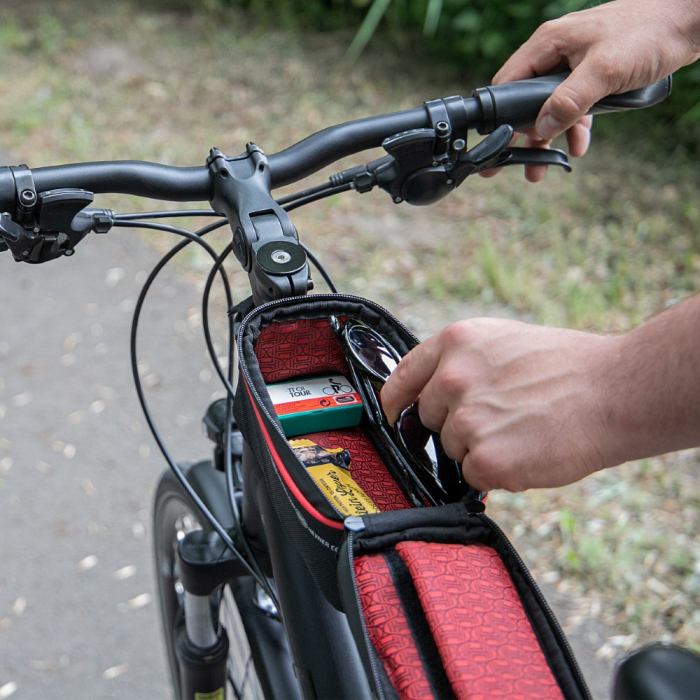 Gentuta Impermeabila Pentru Bicicleta Cu Suport Telefon [9]