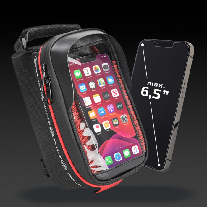Gentuta Impermeabila Pentru Bicicleta Cu Suport Telefon [2]